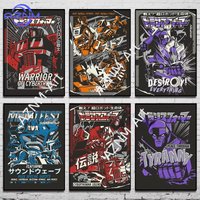 The Movie Original Classic Movie Poster Transformers Prin and Painting Canvas Poster Bedroom Sport Landscape Office Home Decor