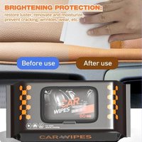 Car Interior Cleaning And Polishing Wipes
