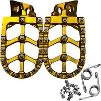 Aluminum For alloy Off-Road Motorcycle Foot Pedals for For all Dirt Bikes 15x11x9cm Gold Silver Black Blue Red