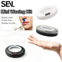 Mini Wax Heater Machine Silicone Bowl Wax Warmer Nose Ear Hair Removal Waxing Kit Wax Bean Wax Heating for Home Salon