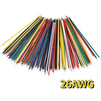 50/120PCS 26AWG Jumper Wires Kit 7.8cm Tin-Plated Breadboard Cables 1007 26AWG PCB Solder Wires for Prototyping Multicolor