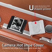 Camera Hot Shoe Cover Kanagawa Wave Shutter Button for Fuji XT5 XT4 XT50 XT30II X100V Leica M10 M10P Q3 Nikon Sony Accessories
