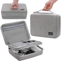 Hard Case Large Capacity Digital Storage Bag Travel Power Bank Data Cable Organizer Bag Mobile Phone Charger Protective Case