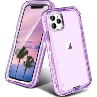 Case For iPhone 16 15 14 13 12 11 Pro Max Plus Xs Xr 8 7 Full 3 in 1 Shockproof Heavy Duty Anti-Scratch Rugged Clear Cover Funda