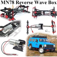 MN MN78 RC Car Spare Parts Cherokee 213 Upgraded To Retrofit 370 Reverse Wave Box Drive Shaft Metal Bridge