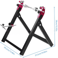 Motorcycle Wheel Balancer Stand Heavy Duty Steel Motorcycle Wheel Truing Stand Foldable High Stability for Sport Dirt Bikes