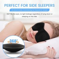 Eye Mask for Travel Light Blocking Breathable Eye Mask Night Sleep Mask Block Out Light with Women Men Comfortable Soft Eye Mask