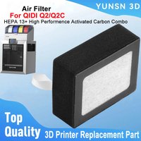 Upgraded Air Filter For QIDI Q2/Q2C HEPA 13+ High Performence Activated Carbon Combo Ultra For QIDI Q2 Printer Replacement Parts