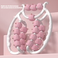 1pcs Trigger Point Massage Foam Roller Stick for Arms, Tennis Elbow Muscle Roller,Hard Spiky Massage Ball and 20 Wheel Cellulite