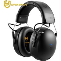YHKEMA Electronic Headphone 5.0 Bluetooth Earmuffs Hearing Protection Headphones for Music Safety Noise Reduction Charging