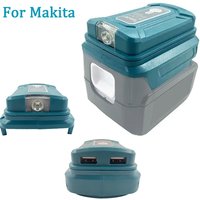 Battery Adapter LED Working Light for Makita/HongSong/Lomvum 14.4V/18V Li-on Battery Portable Power Bank With Dual USB Port