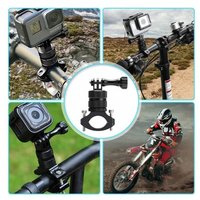AliExpress VBESTLIFE High Strength Bike Camera Handlebar Mount for DJI Hero Aluminum Alloy Bike Camera Stable Fixing Bracket Clamp Black for DJI Hero