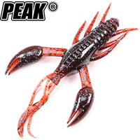 PEAK Floating Craws Lures 60mm/8pcs Soft Lure Fishing Lures shrimp Lobster Soft Plastic Lure Fishing Lures