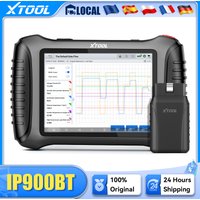 XTOOL IP900BT Bluetooth Diagnosegerät für Alle Fahrzeugsysteme, ECU-Codierung, Bidirektionale Werkzeuge, 41+ Resets, CAN FD DOIP FCA, PK D8W