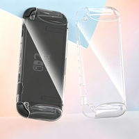 GeekShare Clear Case Compatible with Nintendo Switch 2, TPU Grip Protective Cover for Switch 2025 Console and Joy Cons