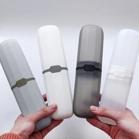 Portable Toothbrush Protect Holder Plastic Travel Camping Toothbrush Storage Box Cover Tooth Brushes Tube Cover Case Accessory