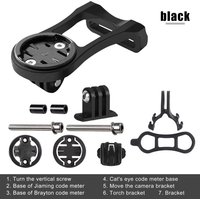 AliExpress NONE Bicycle Mobile Camera Holder Base Metal Bike Handlebar Mount Equipment Mountain Road Cycling Bracket for Garmin Bryton CATEYE