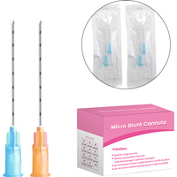 Blunt Tip Cannula Sterile Individual Package 18g 23g 25g 38mm 50mm Disposable Micro Blunt Needle