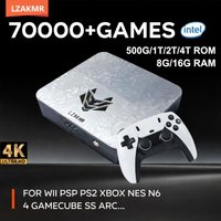 Retro Game Console AK1 Dual System Win11 and Batocera 8G/16G RAM 2/4TB ROM 99999+ Games 60+Emulators for PS2 PS3 WII SS NGC XB