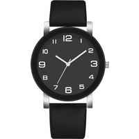Top Brand Luxury Men Watch Casual Leather Quartz Men's Watches Simple Round Dial Male Wristwatch Clock Gift Montre Homme
