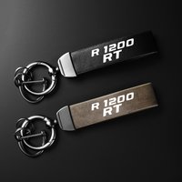 Keychain For BMW R 1200RT R1200RT R1200 RT r1200rt lc High-Grade Leather Suede Keychain Holder Carbon Leather Keyring Motorcycle
