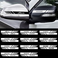 2PCS Vinyl For Ford Focus Shelby Mondeo Fusion Mustang Fiesta Escape Car Styling Rearview Mirror Sticker Decoration Accessories