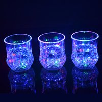 NoEnName_Null Glasses Beer Cup Dragon LED Inductive Rainbow Color Flashing Light Glow Mugs For Party