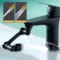 1080 ° Rotation Wasserhahn Sprayer Kopf Adapter 22/24mm Wasserhahn Extender Belüfter Splash Bubbler Düse Küche Wasserhahn Waschbecken Roboter arm