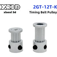 3D Printer Parts GT2 Timing Pulley 12T 12Tooth 2GT Bore 3 3.17 4 5mm 2GT-6mm/10mm Synchronous Wheel Gear Part For Width 6mm 10mm