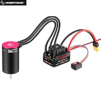 HobbyWing QuicRun WP 10BL120 G2 120A contrôleur de vitesse ESC sans balais étanche sans capteur 3652 3660 G2 moteur pour voitures 1/10 RC