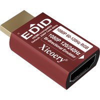 HDMI EDID Emulator 2K 1440P High Refresh RGB, HDMI Dummy Plug with Full RGB Color, Default 2560×1440@60Hz Virtual Display