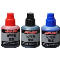 12ml Paint Black Blue Red Pen Oil Ink Refill for Colored Marker Pens Refill Instantly Dry Graffiti Permanent Waterproof Ink