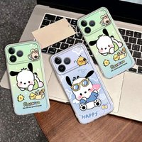 Sanrio Pochacco Case for Apple iPhone 17 Pro Max 17e XS XR 12 Air 15 11 16e 13 Mini 14 Plus 16 Clear Phone Cover