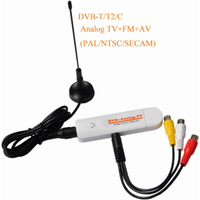 Digital satellite DVB t2 USB TV Stick Tuner with antenna Remote HD USB TV Receiver DVB-T2/DVB-T/DVB-C/FM/DAB USB TV Stick For PC
