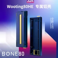 Aim Bone80 Mechanical Keyboard Case Aluminium Alloy Pcb for Wooting 80He Magnetic Switch Keyboard Case Custom PC Accessories