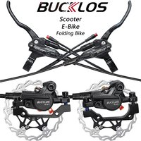 AliExpress BUCKLOS Electric Scooter Disc Brake Set 2 Piston E-Bike Hydraulic Disc Brake Power Off 2 Pin Folding Fat Bike Brakes 160mm Rotor