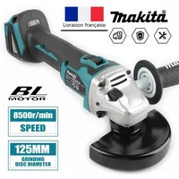 Makita DGA504 18V Bürstenloser Lithium-Akku-Winkelschleifer Wiederaufladbare Poliermaschine Schneidemaschine Hohe Leistung