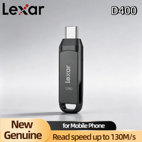 Lexar D400 JumpDrive Dual Drive USB 3.2 Type-C Type-A Flash Drive for Metal Housing Storage Expansion PC iPhone 15