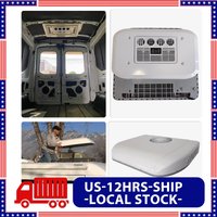 Treeligo 13500BTU Electric Air conditioner 12V Automotive Camper Van Parking Cooling Air Conditioner For RV Rooftop Caravan Bus