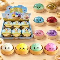 Simulated buns can be reused as low elastic pressure dough toys. Soft and cute decompression and relaxation style.High Quality