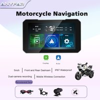 5 Inch Motorcycle Display Screen Carplay Moto Navigation Portable Digital Dashboard Motobike Android Auto Waterproof BT