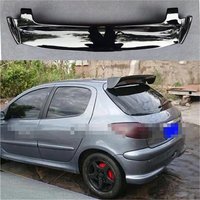 For Peugeot 206 207 Spoiler 2008 2009 2010 2011 ABS Plastic Rear Roof Spoiler Wing Trunk Lip Boot Cover Car Styling