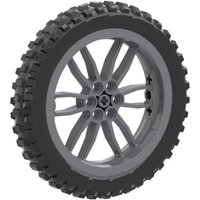 AliExpress TUTU&LALA Small Building Block 100.6x17mm Motorcycle/bicycle Tires Hub 88517 Wheel Skin 11957 Assemble Parts Compatible with Lego Part