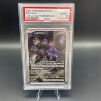 DIY Anime PTCG English version 2023 SVP MEWTWO Rating Card Collection Card RARE 10Points Rating Card Anime Game Gift