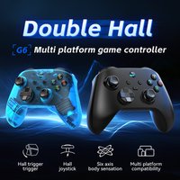 New G6 wireless controller comes with a dual Hall joystick and a back button, supporting Switch computers, Android, iOS