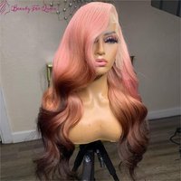 Undetectable Hd Lace Front Long Wavy Wig Human Hair Wig Wear And Go For Women Cosplay Colored Glueless Wig Extensions High Gloss
