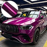 Jam Purple Car Body Vinyl Wrap Film PVC Self-Adhesive Color Changing Foil for Auto Motorcycle Hood PET Decals Accessories Kit