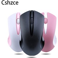 Wireless Optical Mouse 2.4G Cordless with USB 2.0 Receiver 1200 DPI Black pink white muis draadloos for Laptop PC Windows 10