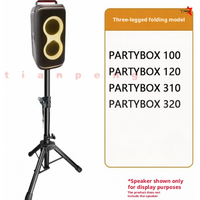 WYORESY for JBL Partybox 100 110 120 310 320 Metal Tripod Bracket Anti-Slip Base Stable Load-Bearing Speaker Support Holder