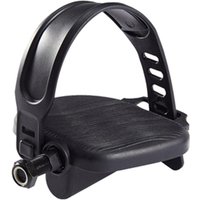 AliExpress NONE Exercise Bike Pedals Carbon Steel Fitness Bicycle Pedal Parts Anti Slip with Straps for Indoor Home Gym